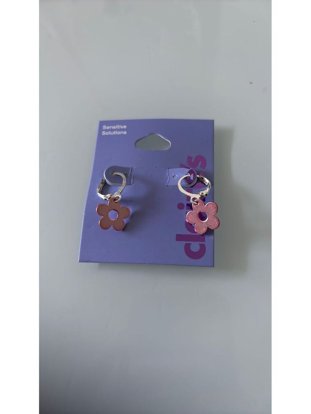 pink flower dangles
